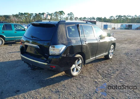 2012 Toyota Highlander Limited V6 z USA, uszkodzony, nr VIN 5TDDK3EH7CS155254
